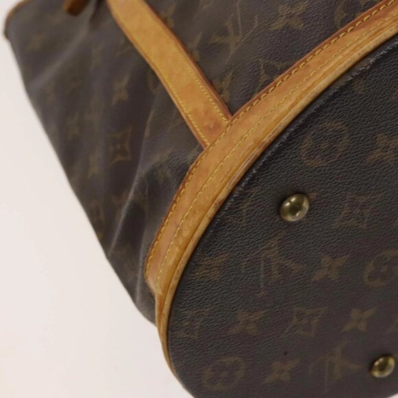 LOUIS VUITTON Monogram Bucket GM Shoulder Bag M42236 LV Auth 120557 - Picture 4 of 16